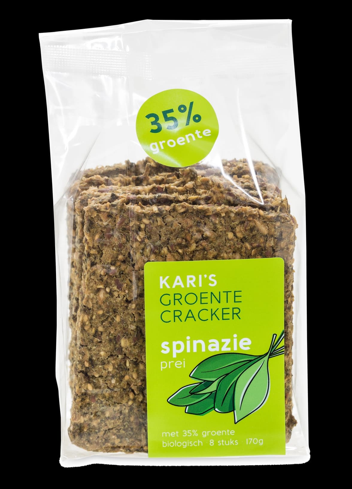 Crackers Spinazie